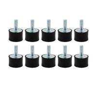 Hsthe Sea 10pcs M8 Shock Absorber Silent Block Rubber Metal Buffers Shock Absorbers
