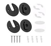 Hsthe Sea 2 Set Of Tablet Wall Mount 90 Degree Rotatable Tablet Holder Mobile Phone Holder Mini Wall Bracket for Tablet Phone TV-BOX Hard Drive Power Bank WiFi Router