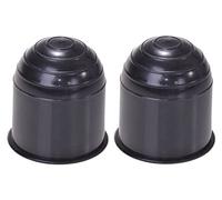 Hsthe Sea 2 x Universal Towing Hitch Cover 50 mm Towing Hitch Ball Cover Cap Trailer Towing Hitch Caravan Trailer Cap Plastic Trailer Towing Hitch Cover Made of Nylon