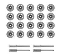 Hsthe Sea 20 Pieces Mini Diamond Grinding wheel, With 3mm Mandrel Shank Grinding wheel - Grinding wheel blade Dia. 25mm