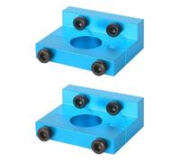 Hsthe Sea 2PCS Aluminum Stand for Upgrading V6 Volcano Hotend to Ender 3 V2 Ender3 Pro Ender 5 Pro CR-10 3D Printer - Silver