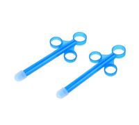 Hsthe Sea 2pcs Lubrication Tube Syringe Lubricant Applicator Reusable Lubrication Tube Syringe With Traction Loop And Finger Grip For Lubricant Applicator Injection (Blue)