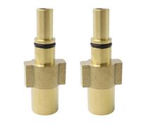 Hsthe Sea 2pcs Pressure Washer Adapter, 1/4" Female to Bayonet Adapter for Black & Decker, Bosch AQT, Baricus