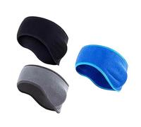 Hsthe Sea 3 Pack Winter Sports Headbands Thermal Ear Warmers Moisture Wicking Running Head Bands Athletic Ear Muffs Ski Head Bands