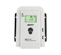 Hsthe Sea 30A MPPT Solar Charge Controller, 12V/24V Solar Panel Regulator with 5V USB Output Multi Circuit Protection Work