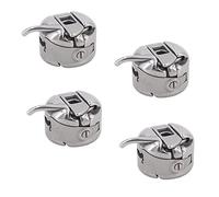Hsthe Sea 4PCS Bobbin Case Stainless Steel Bobbins for Household Sewing Machines