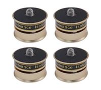 Hsthe Sea 4pcs Speaker CD Player Steel Ball Shock-Absorbing Foot Pad, Speaker Insulation Foot, Aluminum Au-dio Feet, for HiFi Speaker Au-dio Amplifier