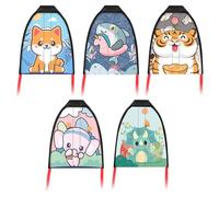 Hsthe Sea 5 Pack Thumb Ejection Kite - Mini Beach Kite, Easy to Launch and Fun Outdoor Flying Experience