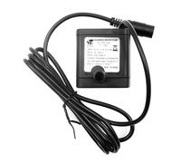 Hsthe Sea 500L/H Solar Fountain Pump, Black Plastic Submersible Water Pump, 12V, 5W, Low Noise, Less than 35dB, DC 6-12V, 5W