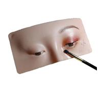 Hsthe Sea 5D Makeup Exercise Face Board, Makeup Practice Face Board, Perfect Aid for Practising Makeup Practice Board, Reusable Silicone Makeup Exercise Board