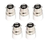 HSTHE Sea 5X B22 to E14 Socket Converter, Adapter for LED and CFL Lamps