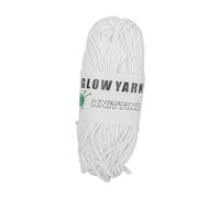 Hsthe Sea 6PCS White Luminous Yarn Glow in The Dark Yarn for Knitting, Crocheting, DIY Projects