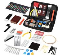 Hsthe Sea 72PCS Guitar Tool Kit Guitar Tool Repairing Maintenance Tool Kit For Electric Guitar Bass For Electric Guitars Basses etc
