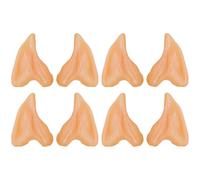 Hsthe Sea 8 pcs Elf Ears,Latex Cosplay Fairy Pixie Elf Ears,Soft Pointed Goblin Ears for Halloween Christmas Cosplay Dress Up Party Favors