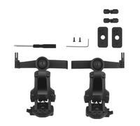 Hsthe Sea Multi-angle Rotation Fast Helmet ARC Rail Adapter Suspension Headphones Bracket Earmuffs Support, Accessories for Tactical Pickup Headset Black
