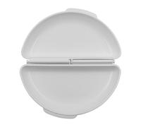 Hsthe Sea Omelette Maker Egg Mix Roll Microwave Cooker Pan Foldable Instant Cook Eggs Baking Tray Easter Non Stick Shaped Breakfast Microwaveable Easy to Clean and Use Portable White Plastic