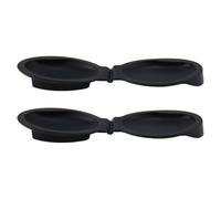 Hsthe Sea Oyster Shucking Clamp Oyster Silicone Holder Clip Streamline Seafood Prep Silicone Shucking Hand Clip Effortlessly Open Oysters Black