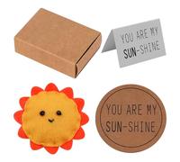 Hsthe Sea Pocket Hug Sunflower Gift Sunflower Doll With Positive Affirmation Card - You Are My Sunshine Good Luck Gift For Women, Men, Friends, Sisters, Girlfriends And Boyfriends