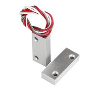 Hsthe Sea Roller Door Reed Switch Alarm Three-wire Normally Open/Normal Closed Security Sensor Zinc Alloy Waterproof Door Magnetics 15mm Gap Detection Garage/Warehouse Alarm System (30cm Cord)