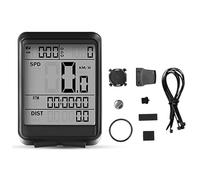 Hsthe Sea Wireless Waterproof Bicycle Computer with LCD Display - Multi-Function Speedometer, Odometer, and Automatic Wake-up for Road Bikes - IC321