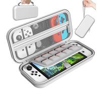 HSTOP Switch/Switch OLED Case for Nintendo Switch Travel Case with 10 Game Card Slot