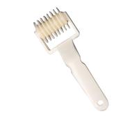 HSTWODE 1 Pizza Dough Docker Pastry Roller - Premium Rolling Pin for Perfect Pizza, Dough Hedgehog with Spikes, Ideal for Home and Commercial Kitchen, Accessories for Baking and Pasta (A Small)
