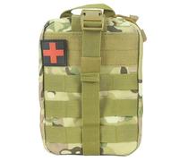 HSTWODE First Aid Bag Molle Bag Tactical Waist Bags Multifunctional Bum Bag Military Compact Belt Bag Emergency Survival Kit for Outdoor Camping Travel, orange, standard size, Stylish