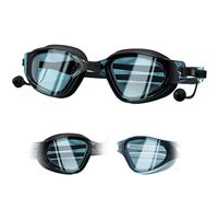 HSTWODE Optical Swimming Goggles with Optical Corrective Lenses | Diopters: -0 to -6.0 | Anti-Fog | Anti-Fog UV Protection | Super Fit | Includes Stable Box (Dark Night, -4.0)