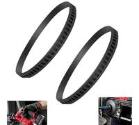 HSTWODE Pack of 2 Band Saw Rubber Band Rubber Ring for 6 Inch Woodworking Band Saw Compatible (6 inch, Black)