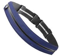 HSTWODE Slim Running Belt, Runner Belt Bag for Women and Men, Reflective Running Belt for Workout Jogging with Headphone Port, Belt bag, M, Stylish
