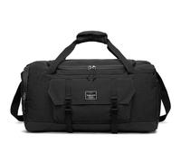 HSTWODE - Sports Bag Travel Bag 55L Large Gym Bag Foldable Training Bag Lightweight Duffel Bag for Sports Fitness Travel Suitable for Men and Women, black, Fixable yoga mat strap with buckle closure
