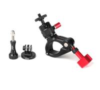 HSU Handlebar Mount for Action Cameras, Aluminum Tripod Mount for GoPro and Insta360 Action Cameras, for Bike/Bicycle/Motorcycle