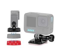 HSU Magnetic Camera Mount Stand for GoPro, Magnetic Car Mount with 3M Sticky Mount for Hero 13/12/11/10/9/8/7/6/5/4/3 and other Action Cameras