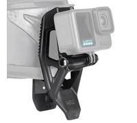 HSU Motorcycle Helmet Chin Mount Clip for Action Cameras, Super Clamp Mount for Hero 13/12/11/10/9/8/7/6/5/4/3 and Osmo Action 5/4/3