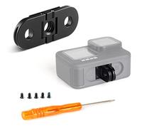 HSU Tripod Mount Adapter for GoPro, Folding Finger with 1/4 Connector Port for Hero 12/11/10/9/8 and GoPro Max