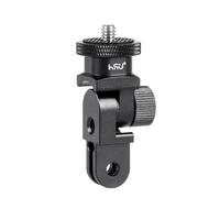 HSU Vertical Mount for Action Cameras, 180-Degree Aluminum Alloy Adapter for Hero 13/12 Insta360 X4/X3/X2