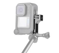 HSU Vertical Mount for GoPro, 90-Degree Portrait Adapter for Action Cameras | Aluminium Alloy Accessory for Social Media Recording, Hero 13/12/11/10/9/8 Works With Protective Frame or Waterproof Housing