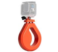 HSU Waterproof Floating Handle Grip for GoPro Insta 360 Osmo Action Cameras | Floaty Handler Holder Monopod Accessories with Quick Release Clip Bracket for Water Sports, Easy Hold Grip Design