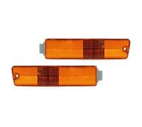 HSUF Dynamic Turn Signal Light 2pcs Car Front Bumper Turn Signal Indicator Light For VW For Golf 2 MK2 For Jetta 2 MK2 1980-1992 With Harness Accessories Car Turn Signal Light(Yellow-1Pair)