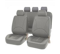 HSUF Seat Protector 4/9PCS Leather Auto Seat Covers For OPEL For Astra For Astra For Mocha For Omega For Grandland X For Corsa Vehicle Seat Covers(5 Seats-Grey)