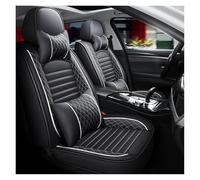 HSUF Seat Protector 5 Seat Universal Full Coverage Car Seat Cover For Toyota For Harrier For FJ For Cruiser For Mark X For Premio Interior Accessories Vehicle Seat Covers(Black white,LUXUry)