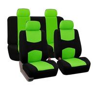 HSUF Seat Protector 5 Seats Fabric Car Seat Covers For Hyundai For I30 For Elantra For Solaris For Creta For Tucson For Ix35 All Seasons Vehicle Seat Covers(GREEN)