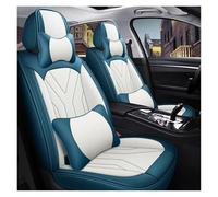 HSUF Seat Protector 5 Seats Universal Full Coverage Car Seat Cover For Nissan For Qashqai For Juke For Leaf For Armada Interior Accessories Vehicle Seat Covers(Blue White,LUXUry)