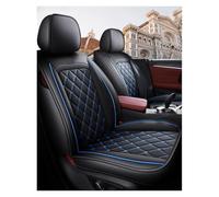 HSUF Seat Protector Deluxe 5-seat Full Car Cover PU Leather Four Seasons Applicable, Protect The Seat, Non-slip Wear-resistant Vehicle Seat Covers(Black BLUE)