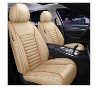 HSUF Seat Protector Universal Full Set Leather Car Seat Covers For Kuga For Ranger For Fusion For Focus Mk2 Interior Accessories Vehicle Seat Covers(Beige)