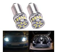 HSUN BAX9S H6W LED Bulbs,High Power 20LED SMD3014 Chip 880LM Extremely Bright Bulbs with Canbus Error Free for Interior Reading Indicator Light Only,2 Pack,6000K White