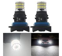 HSUNLAMP HP24W PH24W LED Bulbs 6000K White Canbus Error Free System Extremely Bright Bulbs for Car Fog Daytime Running Light