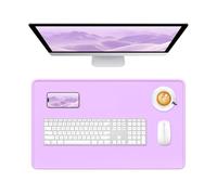 Hsurbtra Desk Mat, 60cm x 35cm, Premium Textured Desk Mat, Waterproof Non-Slip Rubber Mouse Pad, Extended Mouse Pad for Office