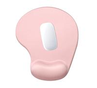 Hsurbtra Ergonomic Mouse Pad with Wrist Rest Support, Gel Mouse Pads with Non-slip PU Base, Pain Relief Memory Foam Mousepad for Laptop PC, Cute Office Supplies Desk Decro Accessories Pink