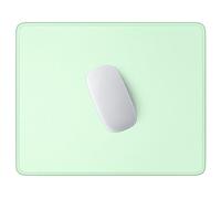 Hsurbtra Mouse Pad, Premium-Textured Square Mousepad 26 x 21 cm, Stitched Edge Anti-Slip Waterproof Rubber Mouse Mat, Pretty Cute Mouse Pad for Office Gaming Laptop Women Kids Lake Green